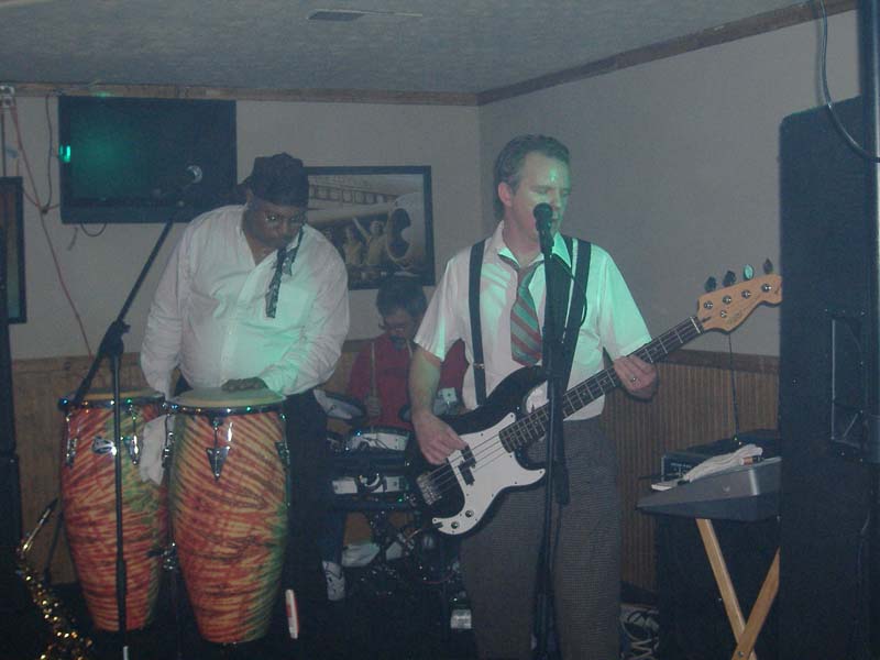 Atlanta GA The Seven Band Performing dance cover at Fat Daddys in Athens GA on Halloween 2008