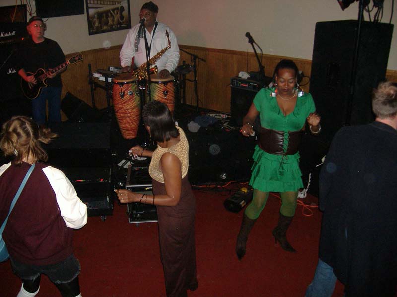 Atlanta GA The Seven Band Performing dance cover at Fat Daddys in Athens GA on Halloween 2008