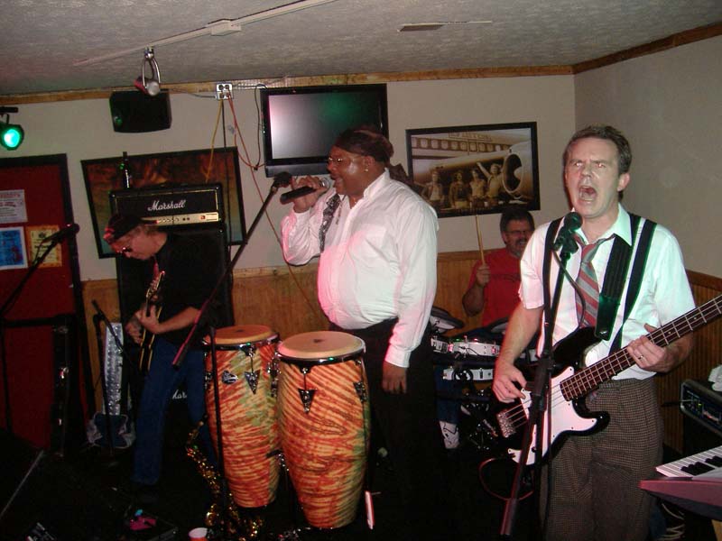 Atlanta GA The Seven Band Performing dance cover at Fat Daddys in Athens GA on Halloween 2008